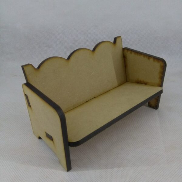 Sillón 2 cuerpo casa de muñecas