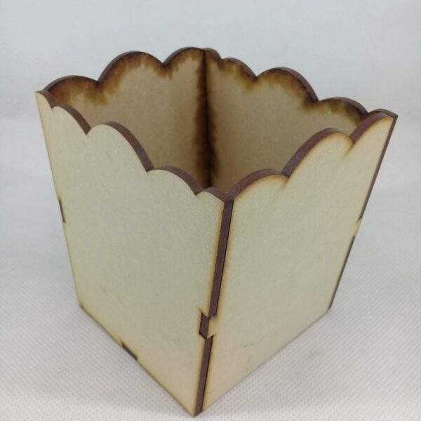 Maceta borde con ondas 10x10x10cm