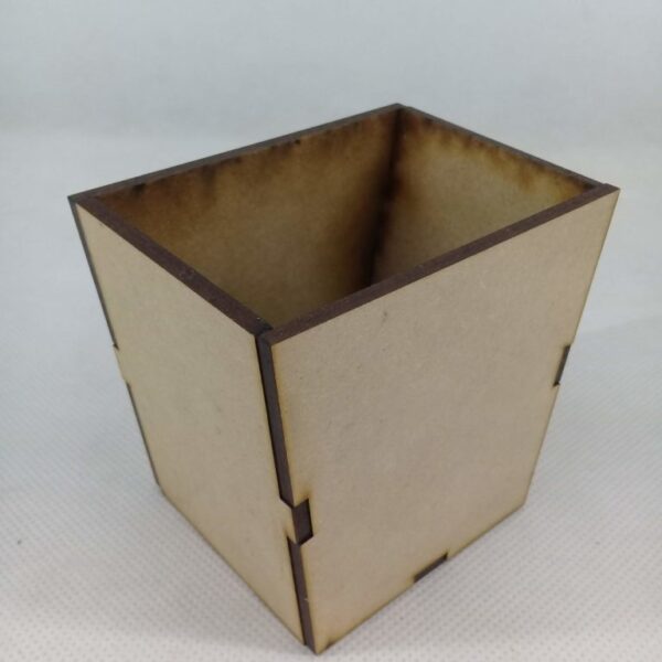 Maceta bordes RECTOS 10x10x10cm