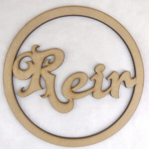 Cuadro decorativo circular- REIR- 25cm