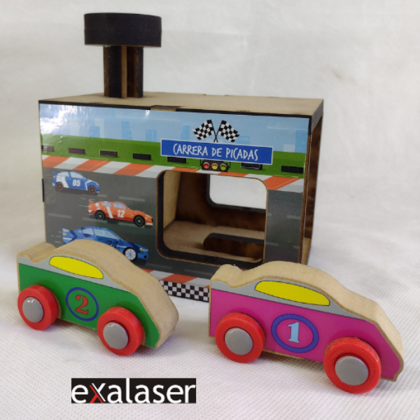 Lanzador de autos 11x15x16cm