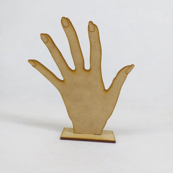 Porta anillos mano de mujer