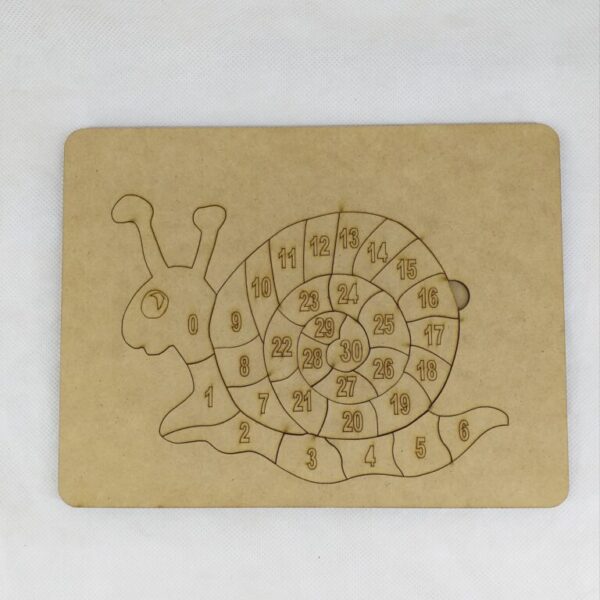 Rompecabezas Caracol abecedario