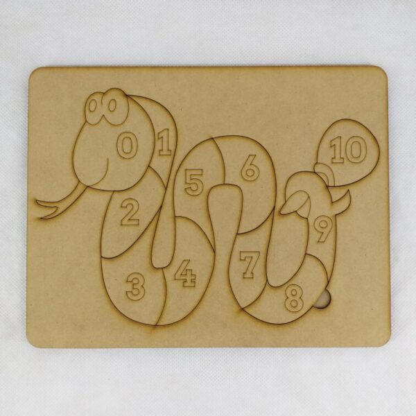 Rompecabezas Serpiente números 0-10