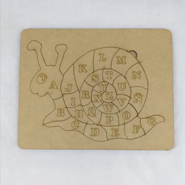 Rompecabezas Caracol abecedario