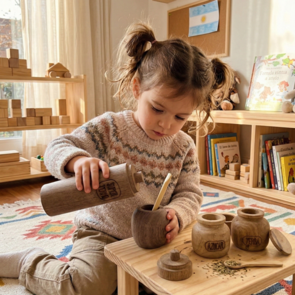 Juego De Mate De Juguete. Set De Mate De Juguete De Madera